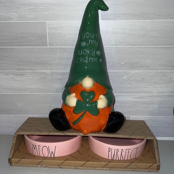 Rae Dunn Other - RAE DUNN MEOW AND PURRFECT CAT DISHES